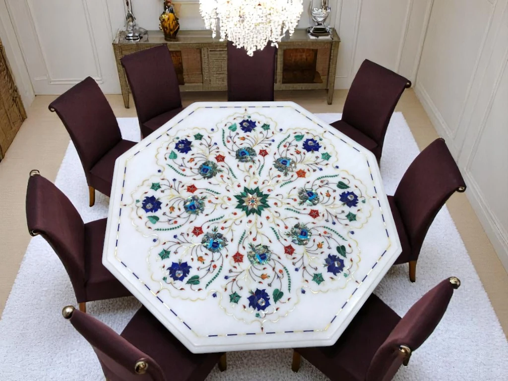 Octagonal Marble Coffee Table for Your Home